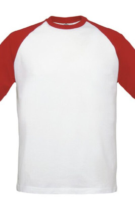 B&C BC230 - Contrast Raglan Sleeve Baseball T-Shirt