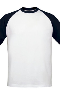 B&C BC230 - Contrast Raglan Sleeve Baseball T-Shirt