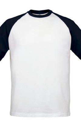 B&C BC230 - Stijlvolle Raglan Heren T-Shirt Met Contrastmouwen