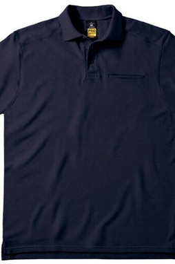 B&C Pro BC815 - Poloshirt med korte ærmer til brystlomme til mænd