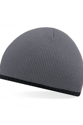Beechfield BF44C - Two-tone beanie knitted hat