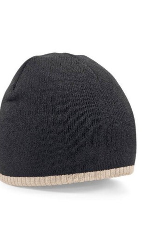 Beechfield BF44C - Two-tone beanie knitted hat