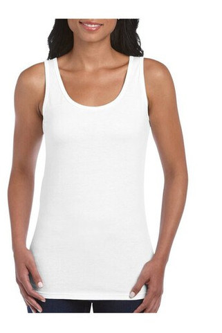 Gildan GN642 - Softstyle ™ Mouwloos Hemd Voor Dames