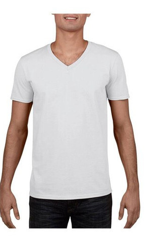 Gildan GN646 - Herren T-Shirt mit V-Ausschnitt aus 100% Baumwolle