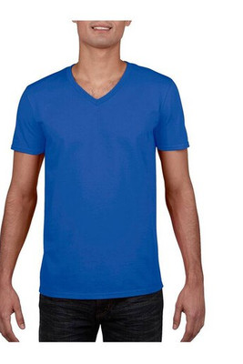 Gildan GN646 - Maglietta da uomo con scollo a V 100% cotone