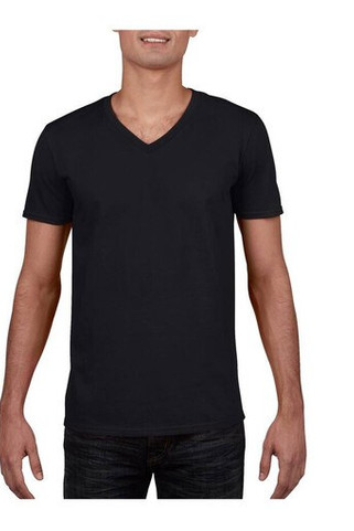 Gildan GN646 - Herren T-Shirt mit V-Ausschnitt aus 100% Baumwolle