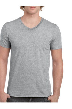 Gildan GN646 - Herren T-Shirt mit V-Ausschnitt aus 100% Baumwolle