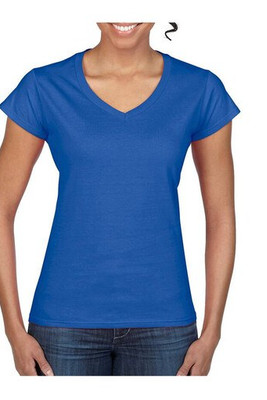 Gildan GN647 - Softstyle Dames V-Hals T-shirt