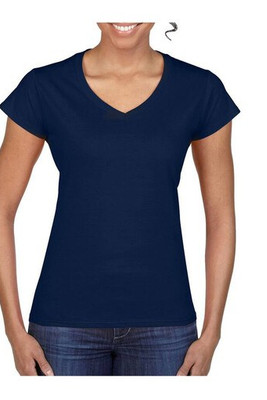 Gildan GN647 - Gildan Women's Lightweight V-Neck Cotton Tee