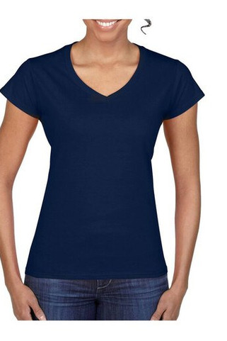 Gildan GN647 - Gildan Womens Lightweight V-Neck Cotton Tee