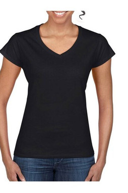 Gildan GN647 - Gildan Womens Lightweight V-Neck Cotton Tee