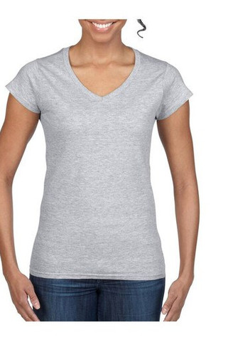 Gildan GN647 - Gildan Womens Lightweight V-Neck Cotton Tee