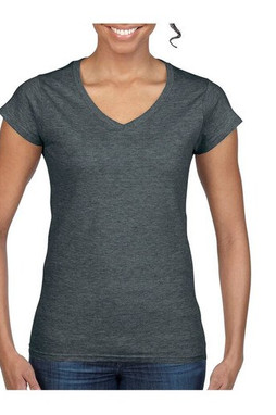 Gildan GN647 - Gildan Womens Lightweight V-Neck Cotton Tee