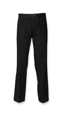 Henbury HY608 - Flat Front Chino Trousers