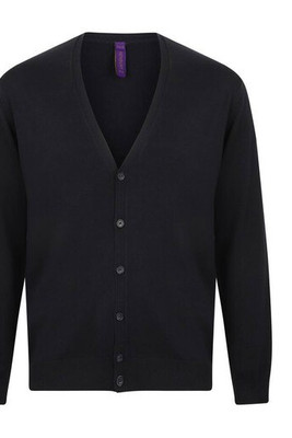 Henbury HY722 - V-Ausschnitt Cardigan Herren