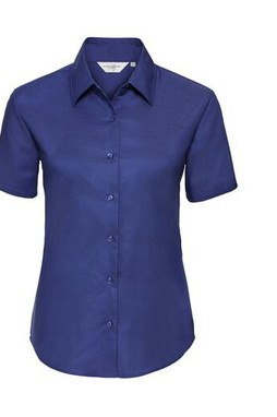 Russell Collection JZ33F - Camicia da donna in cotone Oxford