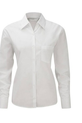 Russell Collection JZ34F - Womens Poplin Shirt