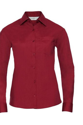Russell Collection JZ34F - Womens Poplin Shirt