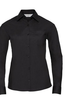 Russell Collection JZ34F - Poplin skjorte Kvinder
