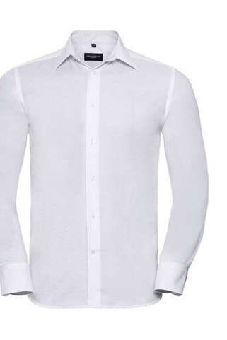 Russell Collection JZ922 - Miesten Tyylikäs Oxford-Paita Italialaisella Kauluksella