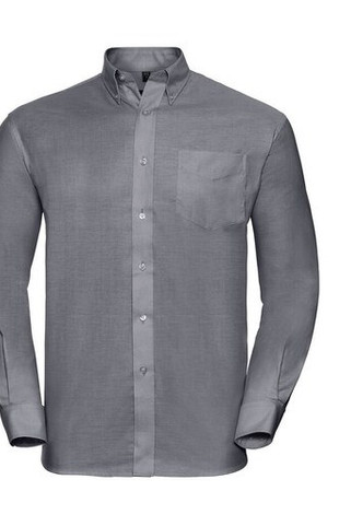 Russell Collection JZ932 - Easy Care Oxford Overhemd Met Lange Mouw