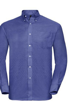 Russell Collection JZ932 - Camisa masculina Oxford