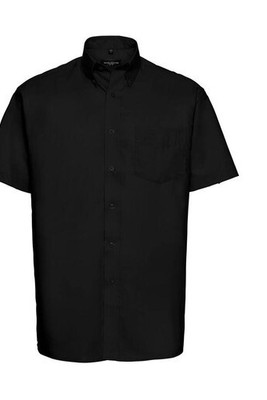 Russell Collection JZ933 - Easy Care Oxford Overhemd Met Korte Mouw