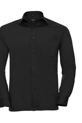 Russell Collection JZ934 - Classic Men's Poplin Shirt with Whalebone Collar