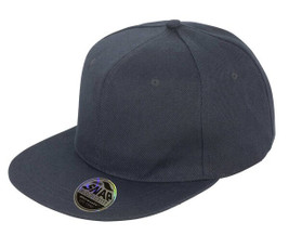 Result RC083 - Bronx Flat Peak Snapback Cap