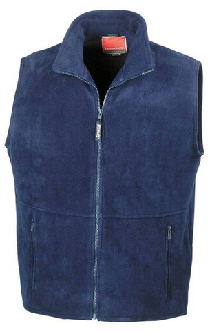Result RS037 - Mens sleeveless fleece vest