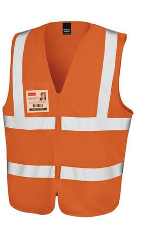 Result RS202 - High-Visibility Reflective Safety Vest with Pockets