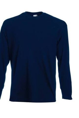 Fruit of the Loom SC233 - Herren Langarm T-Shirt 100% Baumwolle