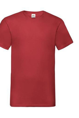 Fruit of the Loom SC234 - Men'S V-Neck Tee Shirt Valueweight