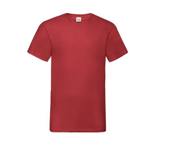 Fruit of the Loom SC234 - T-shirt da uomo con scollo a V dal peso contenuto