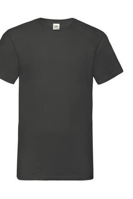 Fruit of the Loom SC234 - Camiseta masculina Valueweight com decote em V