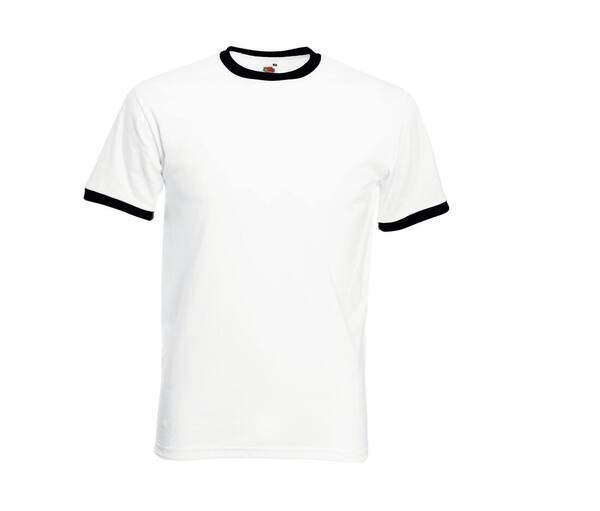 Fruit of the Loom SC245 - Ringer Men's T-Shirt 100% Cotton