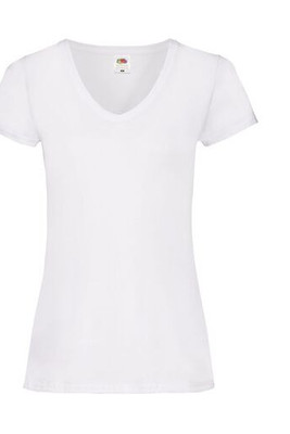 Fruit of the Loom SC601 - Tee Shirt Col V Femme