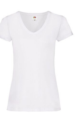 Fruit of the Loom SC601 - Womens V-Neck T-Shirt