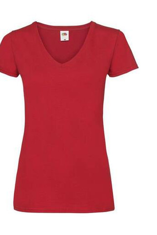 Fruit of the Loom SC601 - Womens V-Neck T-Shirt