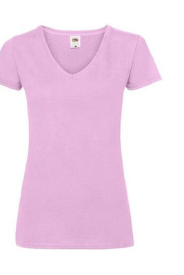 Fruit of the Loom SC601 - T-shirt da donna con scollo a V