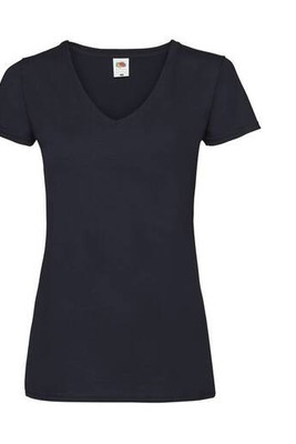 Fruit of the Loom SC601 - T-shirt da donna con scollo a V