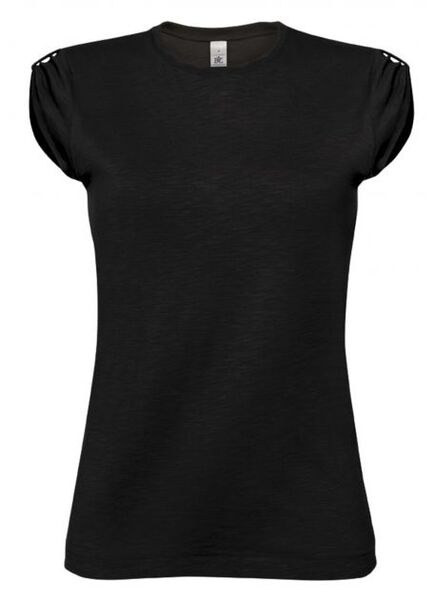 B&C BC201 - Chic Gathered Sleeve Crew Neck T-Shirt