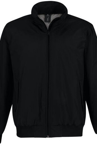 B&C BC330 - Wetterfester Komfort-Bomberjacke mit Kapuze