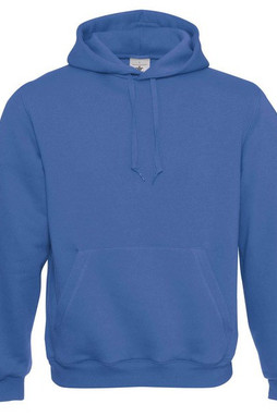 B&C BC510 - Felpa con cappuccio da uomo in cotone con tasca a marsupio