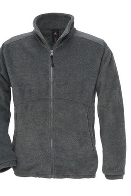 B&C BC600 - Jaqueta de lã masculina com zíper grande