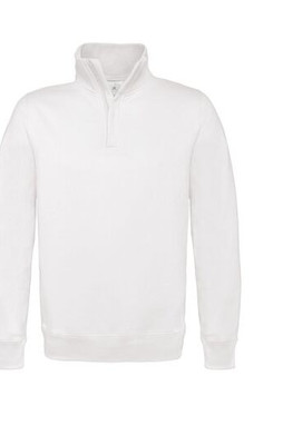 B&C BCID4 - Sweatshirt Col Zippé Homme