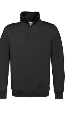 B&C BCID4 - Moderner 1/4 Reißverschluss Sweatshirt mit hohem Kragen