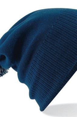 Beechfield BF450 - Trendy Two-Tone Pompom Winter Beanie