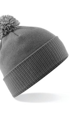 Beechfield BF450 - Gorro Beechfield com Pompom Bicolor