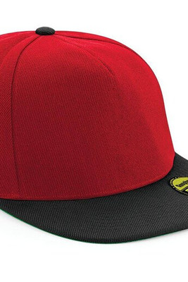 Beechfield BF660 - Originele Flat Peak Snapback Pet